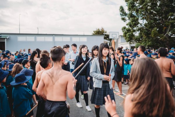 Powhiri Japanese Students_March 3 2019